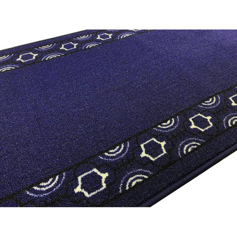 Winston Porter Trellis Bordered Slip Resistant Low Pile Runner Rug